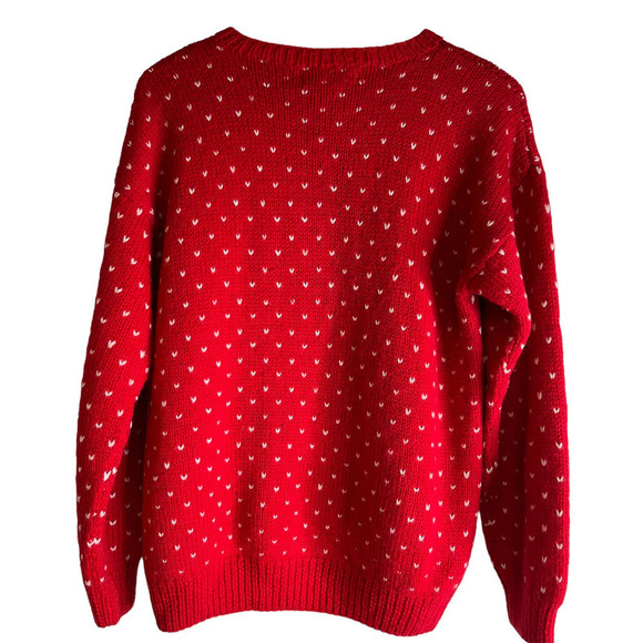 Vintage Deans Of Scotland Wool Christmas Sweater Womens Size Large - Picture 2 of 5